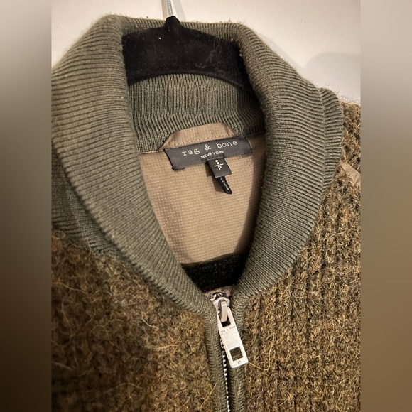 rag & bone Oakes Wool Blend Sweater Bomber - Picture 4 of 12